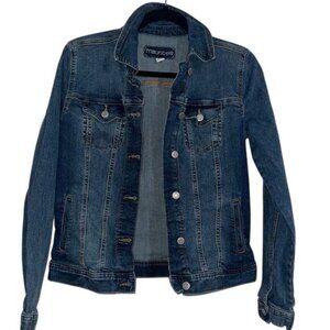 Maurices Denim Jacket XS Blue Cotton Blend